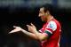 LIVERPOOL, ENGLAND - APRIL 06: Santi Cazorla of Arsenal reacts during the Barclays Premier League match between Everton and Arsenal at Goodison Park on April 6, 2014 in Liverpool, England. (Photo by Laurence Griffiths/Getty Images)