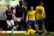 LONDON, ENGLAND - DECEMBER 26: Carlton Cole of West Ham United (24) celebrates as he scores their first goal during the Barclays Premier League match between West Ham United and Arsenal at Boleyn Ground on December 26, 2013 in London, England. (Photo by Bryn Lennon/Getty Images)