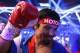 LAS VEGAS, NV - APRIL 12: Manny Pacquiao acknowledges people in the crowd prior to fighting Timothy Bradley at the MGM Grand Garden Arena on April 12, 2014 in Las Vegas, Nevada. (Photo by Jeff Gross/Getty Images)