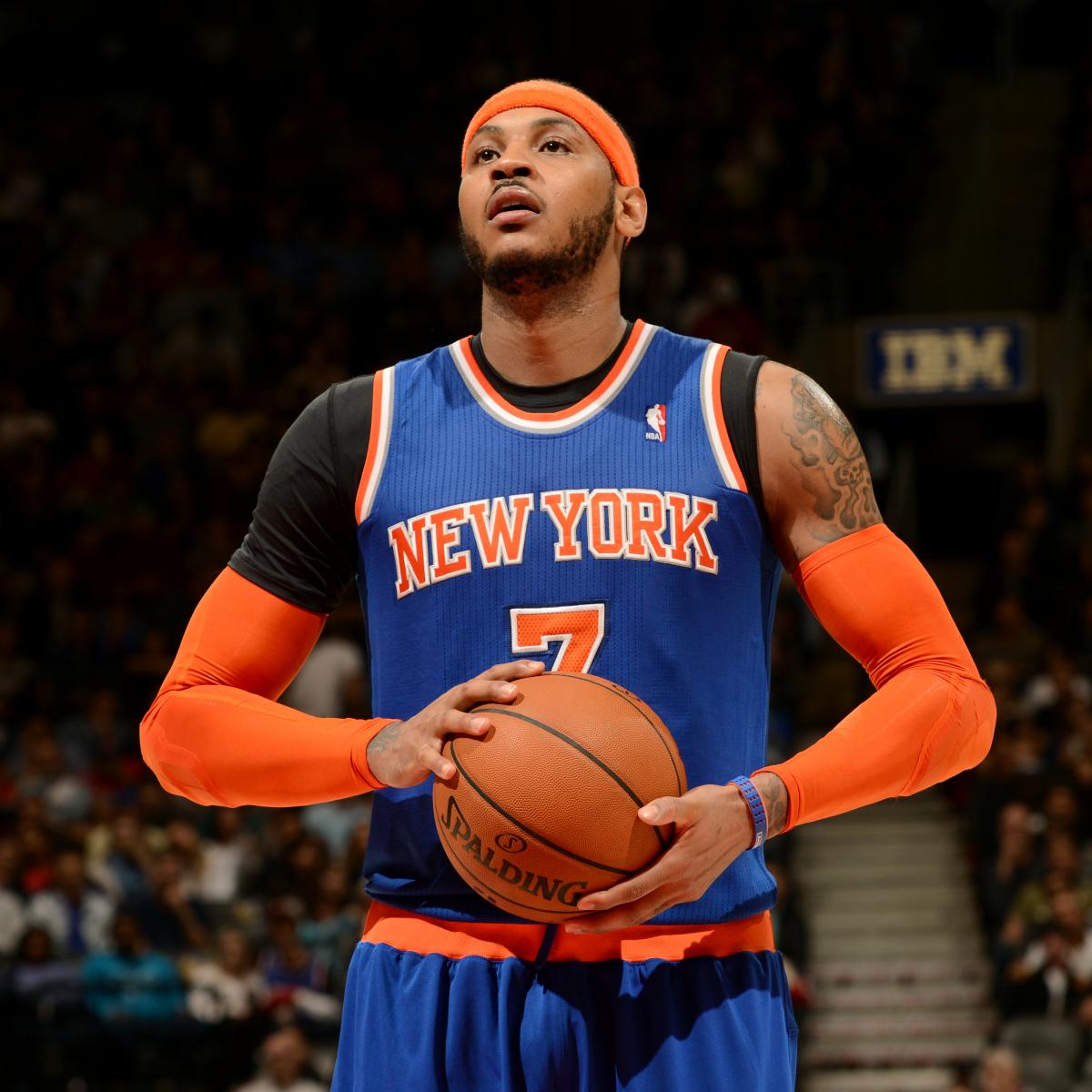 Knicks' Carmelo Anthony to Miss Playoffs for 1st Time in Career News