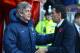 SUNDERLAND, ENGLAND - NOVEMBER 10: Manager Gus Poyet and Manager Manuel Pellegrini shake hands ahead of the Barclays Premier League match between Sunderland and Manchester City at the Stadium of Light on November 10, 2013 in Sunderland, England. (Photo by Michael Regan/Getty Images)