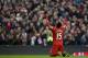 Liverpool's Daniel Sturridge celebrates after scoring his second goal against Swansea City during their English Premier League soccer match at Anfield Stadium, Liverpool, England, Sunday Feb. 23, 2014. (AP Photo/Jon Super)