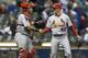 The St. Louis Cardinals concluded their second game in a row against the red-hot Milwaukee Brewers with a congratulatory handshake Tuesday.