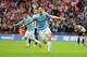 LONDON, ENGLAND - MARCH 02: Samir Nasri of Manchester City celebrates his goal during the Capital One Cup Final between Manchester City and Sunderland at Wembley Stadium on March 2, 2014 in London, England. (Photo by Jamie McDonald/Getty Images)