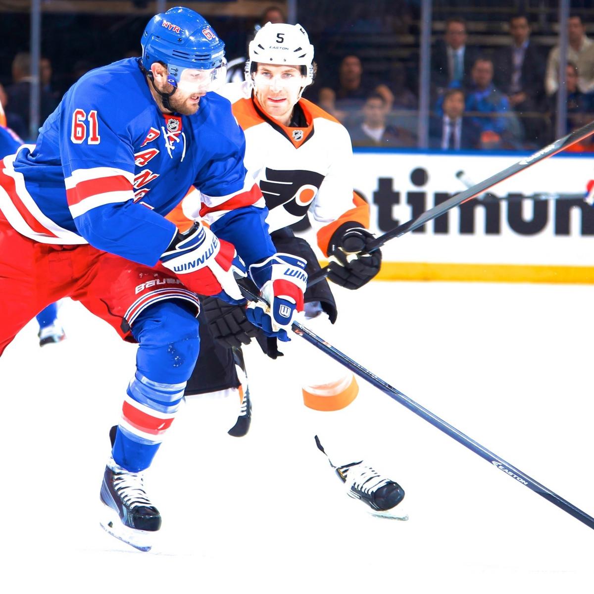 Philadelphia Flyers vs. New York Rangers Game 1 Live Score and