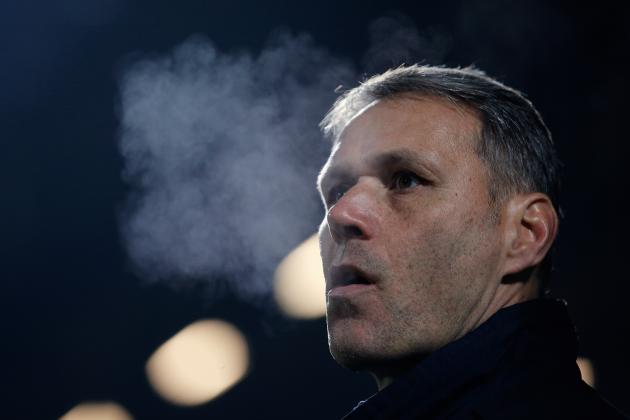 ZWOLLE, NETHERLANDS - DECEMBER 13: Heerenveen Manager / Head Coach, Marco van Basten looks on prior to the Eredivisie match between PEC Zwolle and SC Heerenveen held at IJsseldelta Stadion on December 13, 2013 in Zwolle, Netherlands. (Photo by Dean Mouhtaropoulos/Getty Images)