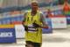 South Africa's Hendrick Ramaala crosses the finish line in third place in the men's division in the New York City Marathon in New York, Sunday, Nov. 4, 2007. (AP Photo/Kathy Willens)