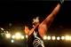 09 Oct 2000: Sting celebrates after defeating Mike Sanders after their bout at the World Chamionship Wrestling ''Thunder Down Under'' night at the Sydney Entertainment Centre, Sydney, Australia. Mandatory Credit: Scott Barbour/ALLSPORT