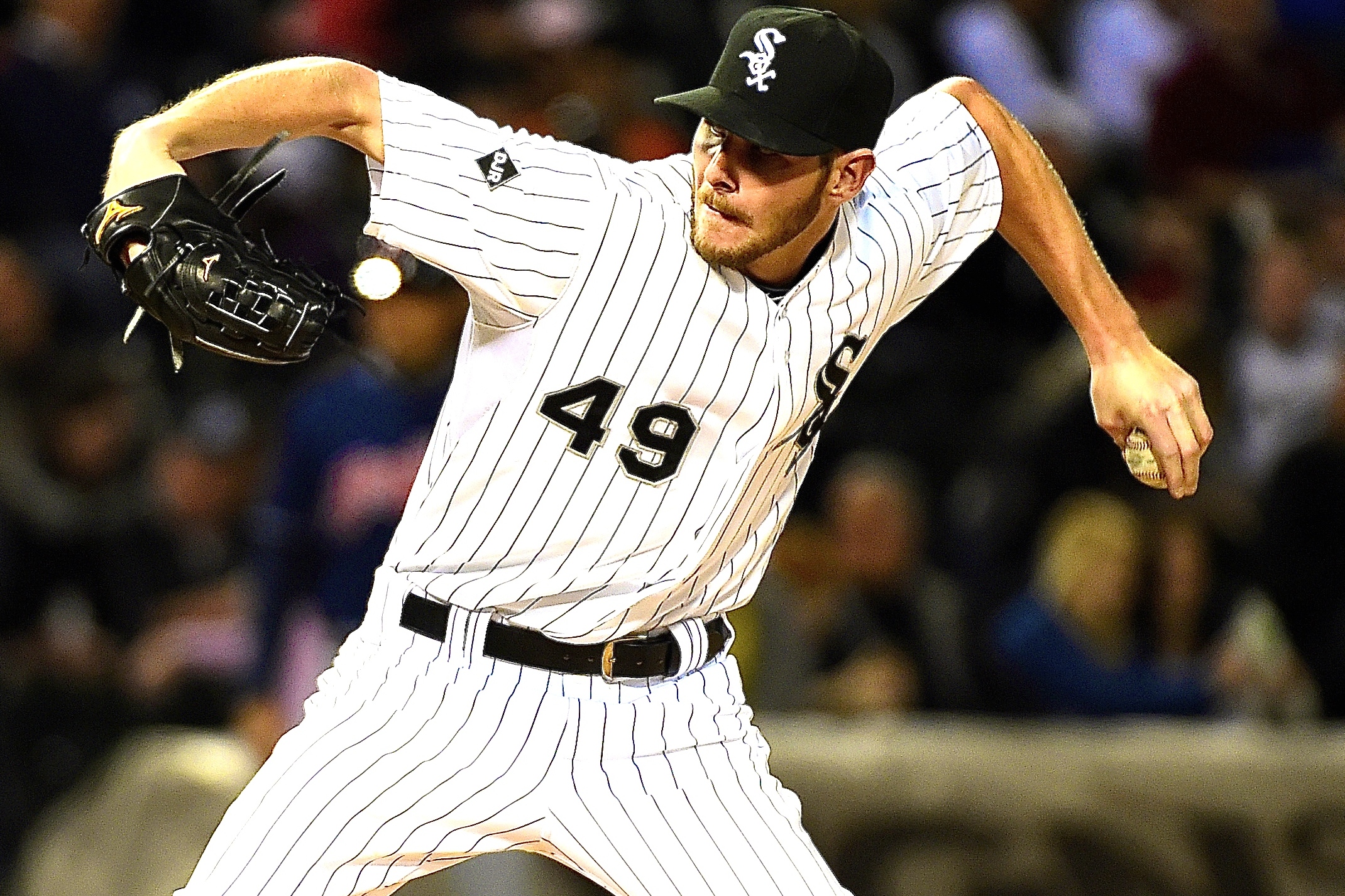 Former Chicago White Sox ace Chris Sale is out with injury