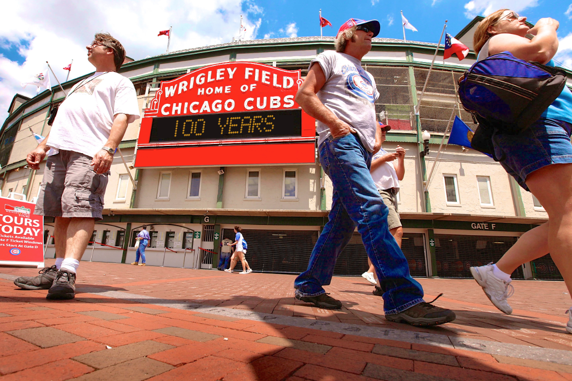 Opening day for the Chicago Cubs is a family affair