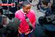 Former NFL player Wade Davis spoke to reporters at the Chicago Gay Pride Parade of 2013, when he was grand marshal.