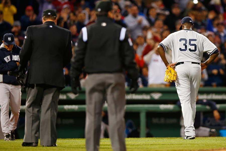 Yankees' Pitcher Michael Pineda Caught Using Pine Tar, Ejected