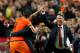 AMSTERDAM, NETHERLANDS - OCTOBER 11: Robin van Persie of Holland celebrates with Patrick Kluivert and manager Luis van Gaal after scoring their fourth goal during the FIFA 2014 World Cup Qualifing match between Holland and Hungary at Amsterdam Arena on October 11, 2013 in Amsterdam, Netherlands. (Photo by Scott Heavey/Getty Images)
