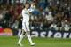 Real's Cristiano Ronaldo claps to his supporters as he leaves the pitch during a first leg semifinal Champions League soccer match between Real Madrid and Bayern Munich at the Santiago Bernabeu stadium in Madrid, Spain, Wednesday, April 23, 2014. (AP Photo/Andres Kudacki)