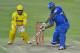 JOHANNESBURG, SOUTH AFRICA - OCTOBER 20: Kieron Pollard of Mumbai bats during the Karbonn Smart CLT20 match between Chennai Super Kings and Mumbai Indians at Bidvest Wanderers Stadium on October 20, 2012 in Johannesburg, South Africa. (Photo by Duif du Toit / Gallo Images/Getty Images)
