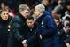 LONDON, ENGLAND - FEBRUARY 12: (L-R) Manchester United manager David Moyes and Arsenal manager Arsene Wenger shake hands at the end of the Barclays Premier League match between Arsenal and Manchester United at the Emirates Stadium on February 12, 2014 in London, England. (Photo by Michael Regan/Getty Images)