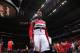 WASHINGTON, DC - APRIL 25: John Wall #2 of the Washington Wizards on the court during the game against the Chicago Bulls in Game Three of the Eastern Conference Quarterfinals during the 2014 NBA Playoffs at the Verizon Center on April 25, 2014 in Washington, DC. NOTE TO USER: User expressly acknowledges and agrees that, by downloading and or using this photograph, User is consenting to the terms and conditions of the Getty Images License Agreement. (Photo by Ned Dishman/Getty Images)