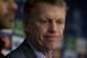 Manchester United's manager David Moyes speaks during a press conference at Old Trafford Stadium, Manchester, England, Monday, March 31, 2014. Manchester United will play Bayern Munich in a Champions League quarter final first leg soccer match on Tuesday. (AP Photo/Jon Super)