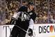 Pittsburgh Penguins' Evgeni Malkin (71) prepares for a face off in the second period of a first-round NHL playoff hockey game against the Columbus Blue Jackets in Pittsburgh Wednesday, April 16, 2014. The Penguins won 4-3. (AP Photo/Gene J. Puskar)