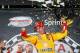 RICHMOND, VA - APRIL 26: Joey Logano, driver of the #22 Shell-Pennzoil Ford, celebrates in Victory Lane after winning the NASCAR Sprint Cup Series Toyota Owners 400 at Richmond International Raceway on April 26, 2014 in Richmond, Virginia. (Photo by Todd Warshaw/Getty Images)