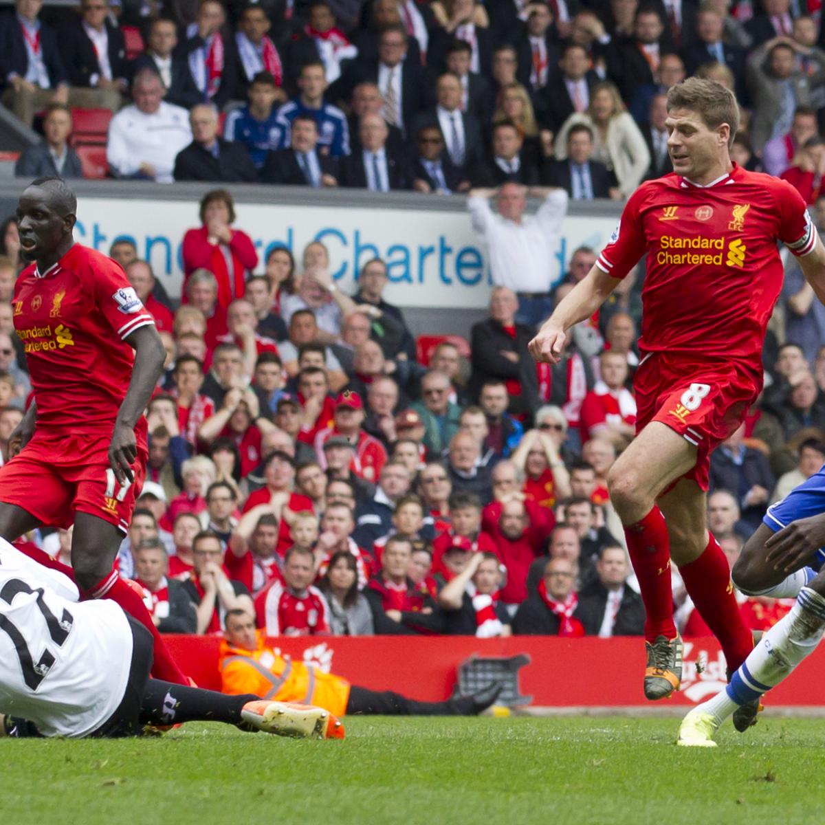Demba Ba Wasn T Surprised By Steven Gerrard S Slip During Liverpool Vs Chelsea Bleacher Report Latest News Videos And Highlights