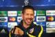 Diego Simeone was in confident mood at his pre-game press conference.