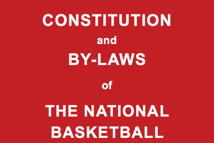 The NBA Jersey Wearer's Constitution