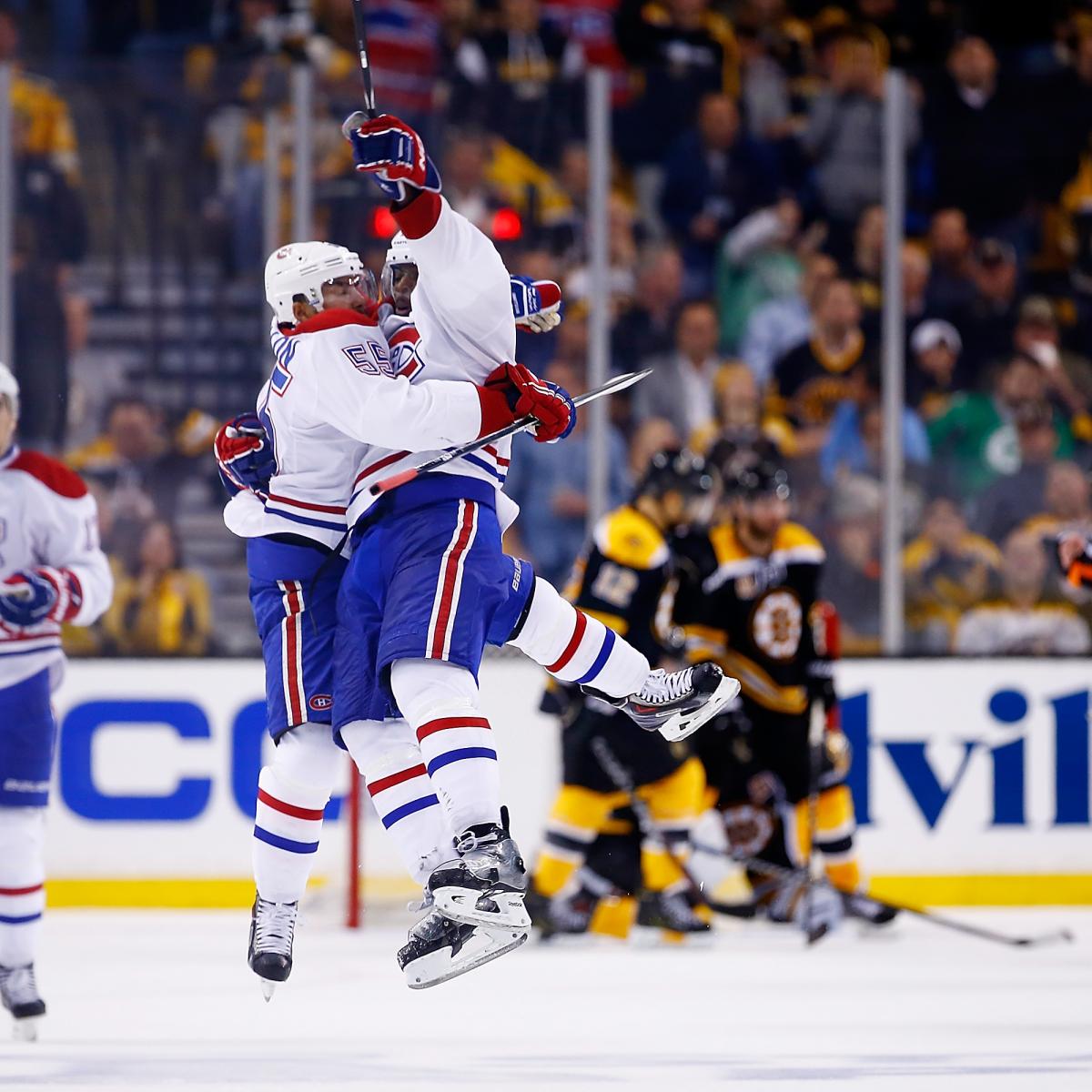 Montreal Canadiens Vs Boston Bruins Game 1 Live Score And Highlights Bleacher Report Latest News Videos And Highlights
