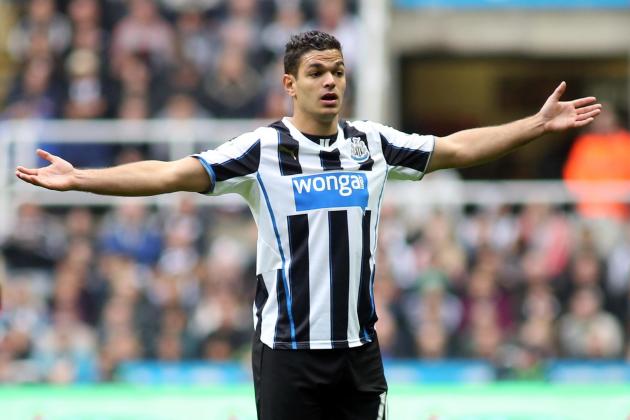 NEWCASTLE UPON TYNE, UNITED KINGDOM - OCTOBER 19: Hatem Ben Arfa of Newcastle United reacts during the Barclays Premier League game between Newcastle United and Liverpool at St James' Park on October 19, 2013 in Newcastle upon Tyne, England. (Photo by Ian Horrocks/Getty Images)