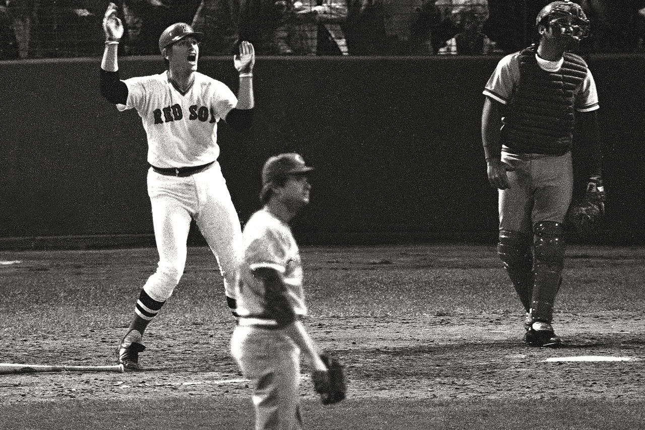 Baseball In Pics - Luis Tiant pitching to Pete Rose in the 1975 World  Series.