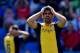 VALENCIA, SPAIN - MAY 04: Diego Costa of Atletico de Madrid reacts as his team fails to score during the La Liga match between Levante UD and Club Atletico de Madrid at Ciutat de Valencia stadium on May 4, 2014 in Valencia, Spain. (Photo by Gonzalo Arroyo Moreno/Getty Images)