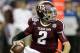 ATLANTA, GA - DECEMBER 31: Quarterback Johnny Manziel #2 of the Texas A&M Aggies rolls out and looks downfield to pass during the the Chick-fil-A Bowl game against the Duke Blue Devils at the Georgia Dome on December 31, 2013 in Atlanta, Georgia. (Photo by Mike Zarrilli/Getty Images)