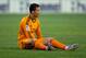 VALLADOLID, SPAIN - MAY 07: Cristiano Ronaldo of Real Madrid CF lies on the ground after being tackled during the La Liga match between Real Valladolid CF and Real Madrid CF at Estadio Jose Zorilla on May 7, 2014 in Valladolid, Spain. (Photo by Gonzalo Arroyo Moreno/Getty Images)