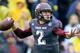 BATON ROUGE, LA - NOVEMBER 23: Quarterback Johnny Manziel #2 of the Texas A&M Aggies drops back to pass against the LSU Tigers at Tiger Stadium on November 23, 2013 in Baton Rouge, Louisiana. (Photo by Sean Gardner/Getty Images)