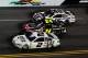 DAYTONA BEACH, FL - FEBRUARY 23: Brad Keselowski, driver of the #2 Miller Lite Ford, leads Jeff Gordon, driver of the #24 Drive To End Hunger Chevrolet, and Jimmie Johnson, driver of the #48 Lowe's Chevrolet, during the NASCAR Sprint Cup Series Daytona 500 at Daytona International Speedway on February 23, 2014 in Daytona Beach, Florida. (Photo by Sean Gardner/Getty Images)