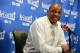 LOS ANGELES, CA - MAY 9: Head coach Doc Rivers of the Los Angeles Clippers answers questions from the media before Game Three of the Western Conference Semifinals against the Oklahoma City Thunder during the 2014 NBA Playoffs at Staples Center on May 9, 2014 in Los Angeles, California. NOTE TO USER: User expressly acknowledges and agrees that, by downloading and/or using this Photograph, user is consenting to the terms and conditions of the Getty Images License Agreement. Mandatory Copyright Notice: Copyright 2014 NBAE (Photo by Andrew D. Bernstein/NBAE via Getty Images)