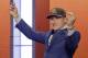 Texas A&M quarterback Johnny Manziel reacts after being selected by the Cleveland Browns as the 22nd pick in the first round of the 2014 NFL Draft, Thursday, May 8, 2014, in New York. (AP Photo/Frank Franklin II)