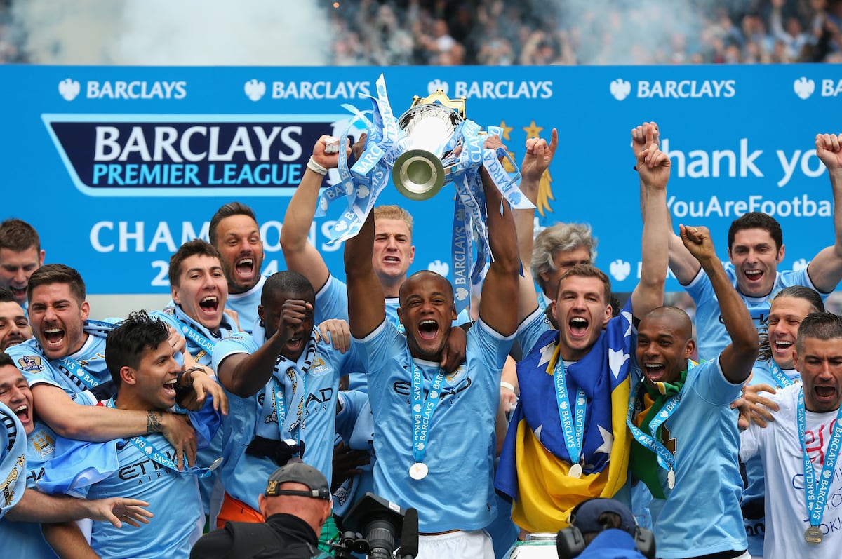 Man City Epl Premier League Weekend in 20 Pictures: Manchester City Claim EPL Title