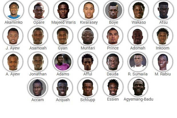 2010 world cup ghana squad players list