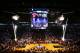 BROOKLYN, NY - MAY 10: The Barclays Center before the game between the Miami Heat and Brooklyn Nets during Game Three of the Eastern Conference Semifinals on May 10, 2014 at Barclays Center in Brooklyn. NOTE TO USER: User expressly acknowledges and agrees that, by downloading and or using this photograph, User is consenting to the terms and conditions of the Getty Images License Agreement. Mandatory Copyright Notice: Copyright 2014 NBAE (Photo by Reid B. Kelley/NBAE via Getty Images)