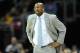 Mar 30, 2014; Cleveland, OH, USA; Cleveland Cavaliers head coach Mike Brown reacts during a game against the Indiana Pacers at Quicken Loans Arena. Cleveland won 90-76. Mandatory Credit: David Richard-USA TODAY Sports