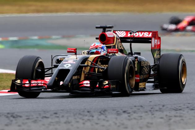 MONTMELO, SPAIN - MAY 11: Romain Grosjean of France and Lotus drives during the Spanish Formula One Grand Prix at Circuit de Catalunya on May 11, 2014 in Montmelo, Spain. (Photo by Mark Thompson/Getty Images)