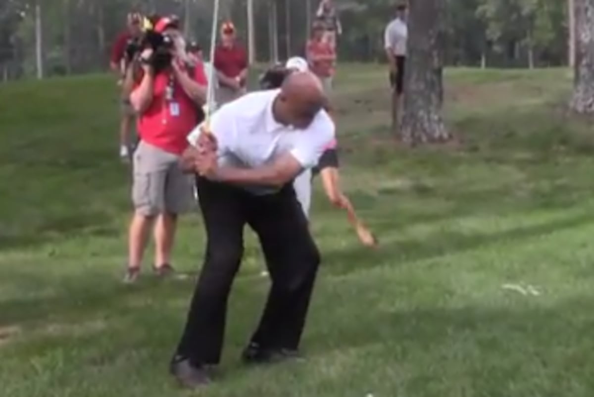 Charles Barkley's Golf Swing Remains a Complete and Total Mess | News
