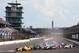 INDIANAPOLIS, IN - MAY 10: Ryan Hunter-Reay drives the #28 Andretti Autosport Dallara Honda ahead of the field after a restart during the Grand Prix of Indianapolis at Indianapolis Motor Speedway on May 10, 2014 in Indianapolis, Indiana. (Photo by Nick Laham/Getty Images)