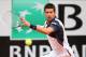 ROME, ITALY - MAY 16: Novak Djokovic of Serbia in action against David Ferrer of Spain during day six of the Internazionali BNL d'Italia tennis 2014 on May 16, 2014 in Rome, Italy. (Photo by Julian Finney/Getty Images)