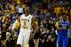 Mar 23, 2014; St. Louis, MO, USA; Wichita State Shockers forward Cleanthony Early (11) celebrates after scoring against the Kentucky Wildcats during the second half in the third round of the 2014 NCAA Men's Basketball Championship at Scottrade Center. Mandatory Credit: Jasen Vinlove-USA TODAY Sports