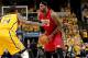 INDIANAPOLIS - MAY 18: LeBron James #6 of the Miami Heat handles the ball against the Indiana Pacers in game one of the East Conference Finals at Bankers Life Fieldhouse on May 18, 2014 in Indianapolis, Indiana. NOTE TO USER: User expressly acknowledges and agrees that, by downloading and or using this Photograph, user is consenting to the terms and condition of the Getty Images License Agreement. Mandatory Copyright Notice: 2014 NBAE (Photo by Ron Hoskins/NBAE via Getty Images)