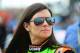May 10, 2014; Kansas City, KS, USA; NASCAR Sprint Cup Series driver Danica Patrick prior to the 5-Hour Energy 400 at Kansas Speedway. Mandatory Credit: Andrew Weber-USA TODAY Sports