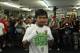 HOLLYWOOD, CA - APRIL 2: Boxer Manny Pacquiao poses for a photo during a media workout at the Wild Card Boxing Gym on April 2, 2014 in Hollywood, California (Photo by Alexis Cuarezma/Getty Images)