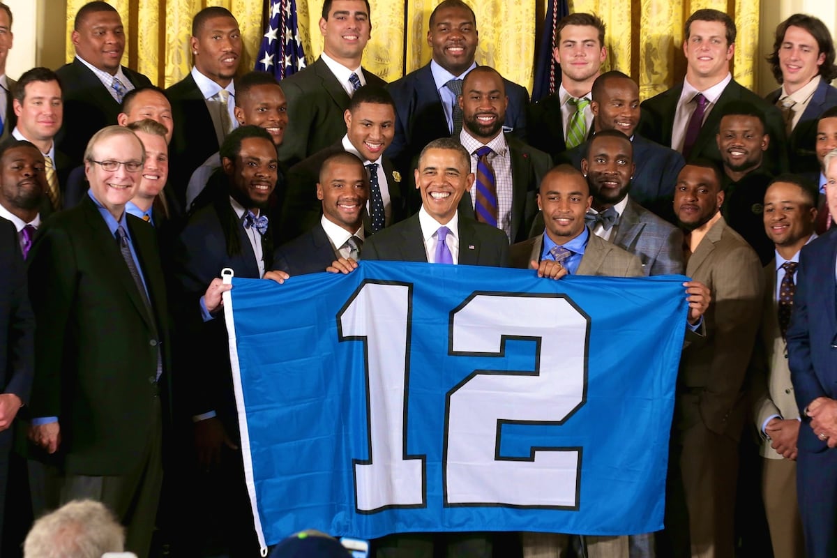 Super Bowl Champion Seattle Seahawks Visit President Obama at the White Super Bowl Champion Seattle Seahawks Visit President Obama at the White